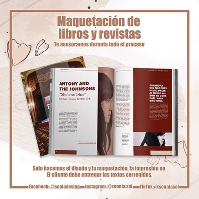 Maquetación de libros y revistas
