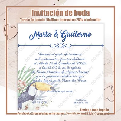 Invitación Tucán