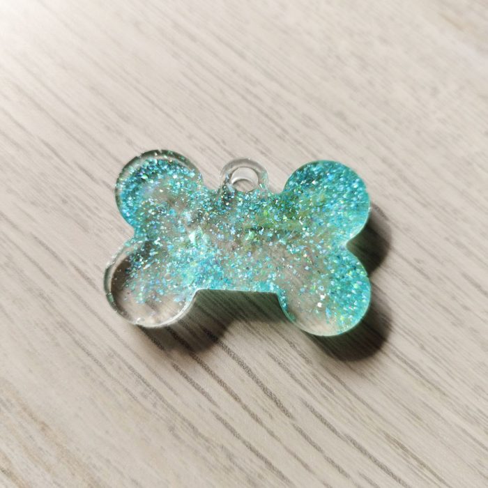 Chapa de resina para mascotas