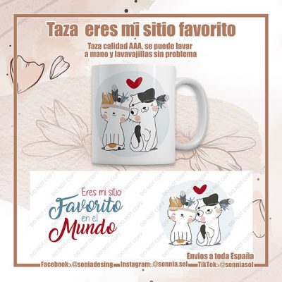 Taza eres mi sitio favorito