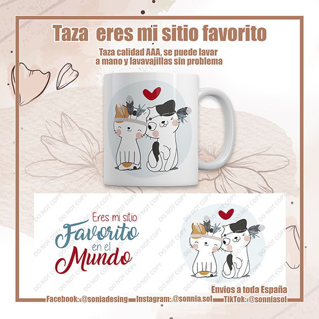 Taza eres mi sitio favorito