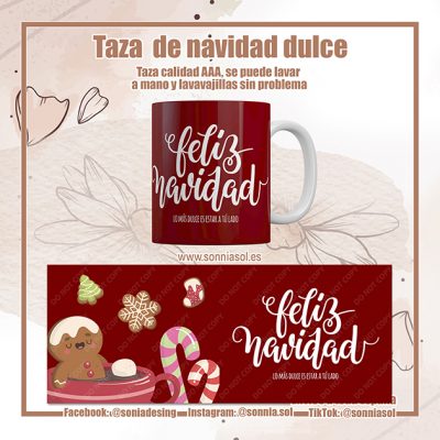 Taza de Navidad dulce